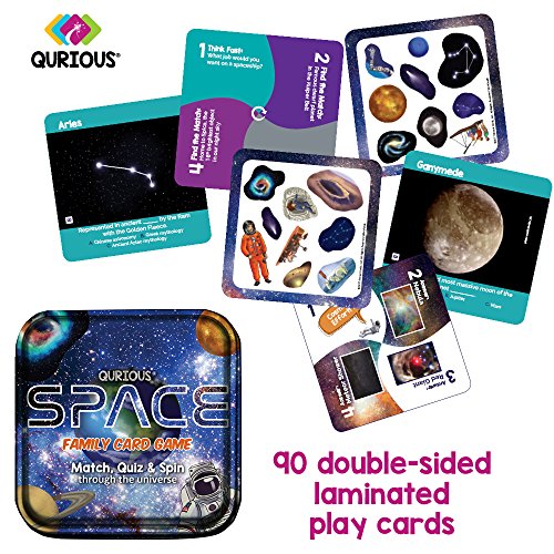 61TcrJ0KF%2BL Qurious Space | STEM Flash Card Game | Explore, Match, Quiz & Spin Through The Universe. Perfect for Astronomy Fans and Future Astronauts - Image 6