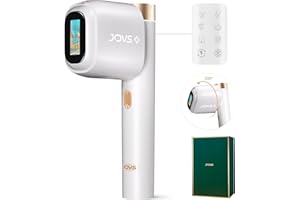 JOVS [20J Energy] IPL Hair Removal, Painless Sapphire Ice-Cooling Tech, 6 Modes for Whole Body Hair Removal Device, 2 in 1 Skin Rejuvenation, 330° Rotation Hair Removal for Women Permanent-White