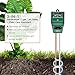 Veroyi Soil pH Meter, ST02 3-in-1 Soil Moisture pH Light Tester for Home, Garden, Lawn, Farm, Indoor Outdoor Plants (Green)thumb 4