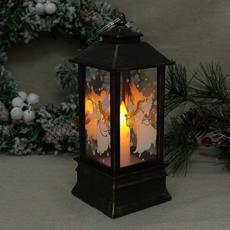 Immagini Lanterne Natalizie.Osaladi Lanterne Decorative Natalizie Angelo Lanterna Pensile Appesa Lanterne Dorate Spazzolate Con Candela Senza Fiamma Da Tavolo Luce Led Per Cantiere Giardino Festa In Giardino Senza Batteria Amazon It Casa E Cucina