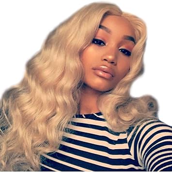 Amazon Com 60 Body Wave Human Hair Lace Front Wigs For Wowen