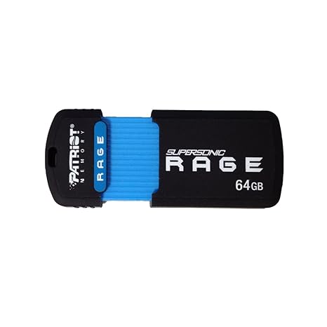 Patriot PEF64GSRUSB 64GB Supersonic Rage USB 3.0 Flash Drive
