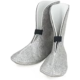 The Felt Store Radiantex Replacement Boot Liners (816 GWR) &ndash; Wool Blend &amp; Polypropylene Insulated Insert for Winter &amp; Snow Boots &ndash; 10" High, 8 mm Thick, Unisex, Thermal Cold-Weather Protection