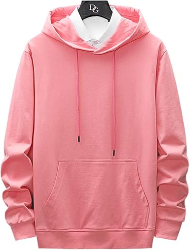 Amazon メンズ パーカー 薄手 無地 100 綿 スウェット プルオーバー レディース長袖 服 春 秋 冬 男女兼用 カジュアル ゆったり おしゃれ フード付き 大きいサイズ トレーナー パーカー 通販