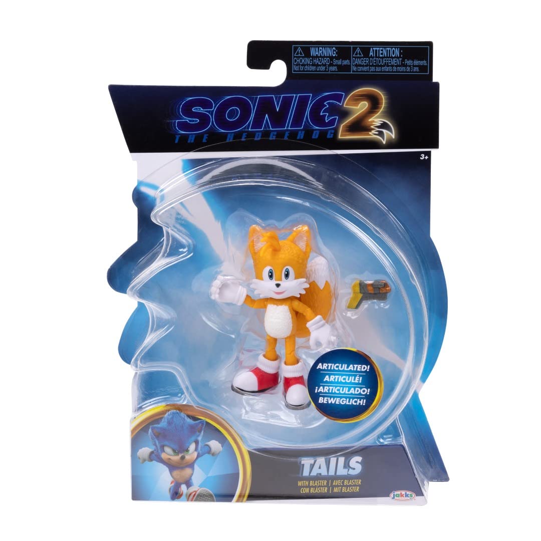 Sonic the Hedgehog 2 The Movie 4" Articulated Action Figure Collection (Tails) — image 1