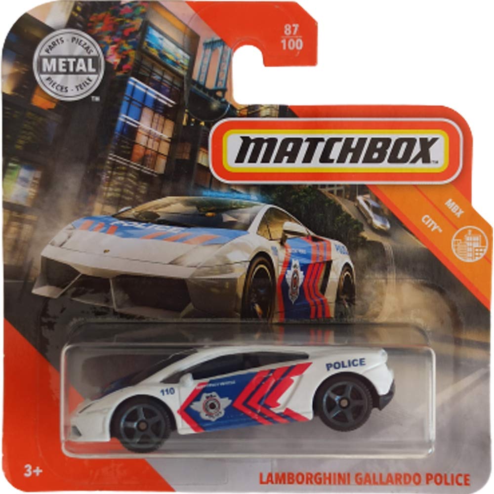 Matchbox Lamborghini Gallardo police MBX city 87/100 2020