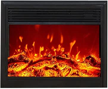 Chimenea eléctrica empotrada - Estufa calefactora empotrada en la pared