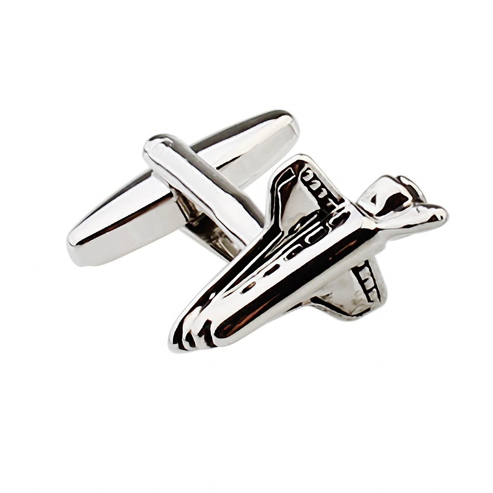 Space Shuttle Cufflinks Plane Astronaut Moon Craft Orbital