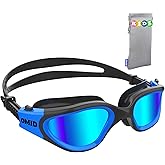OMID Kids Swim Goggles, P2mini Polarized Swimming Goggles Comfortable for Age 6-14