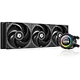 ID-COOLING SL360 PRO SE 360mm AIO CPU Liquid Cooler with Customizable LCD Display, 2.1" LCD Display for Images, GIFS, MP4 and Performance Metrics, 3 AS-120 Silent Fans, Fits Intel & AMD