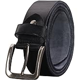PAZARO Men's Soft Top Grain 100% Leather Belt