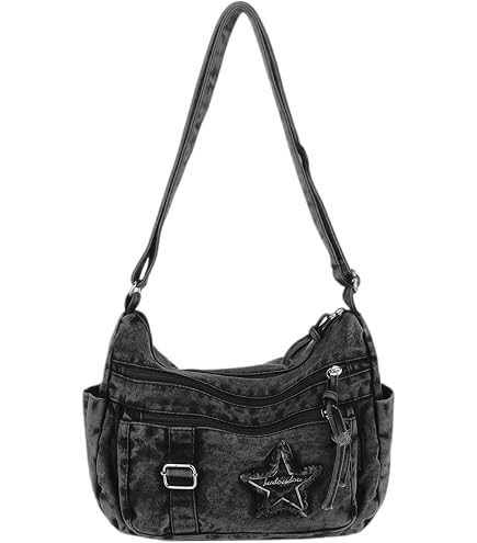 バッグ Vintage y2k archive many pocket bag Vintage Y2K Crossbody Bag for Women- Adjustable Strap, Retro