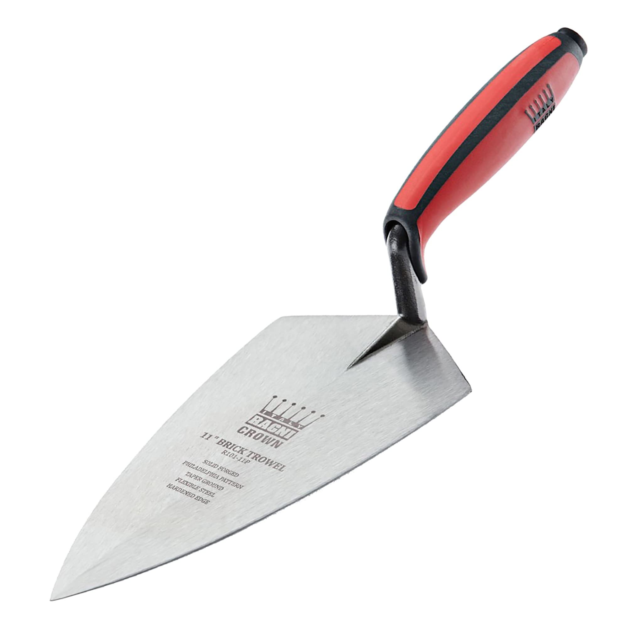 RAGNI R101-11P 11-Inch Philadelphia Pattern Solid Forged Brick Trowel