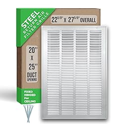 Handua 20"W x 25"H [Duct Opening Size] Steel Return