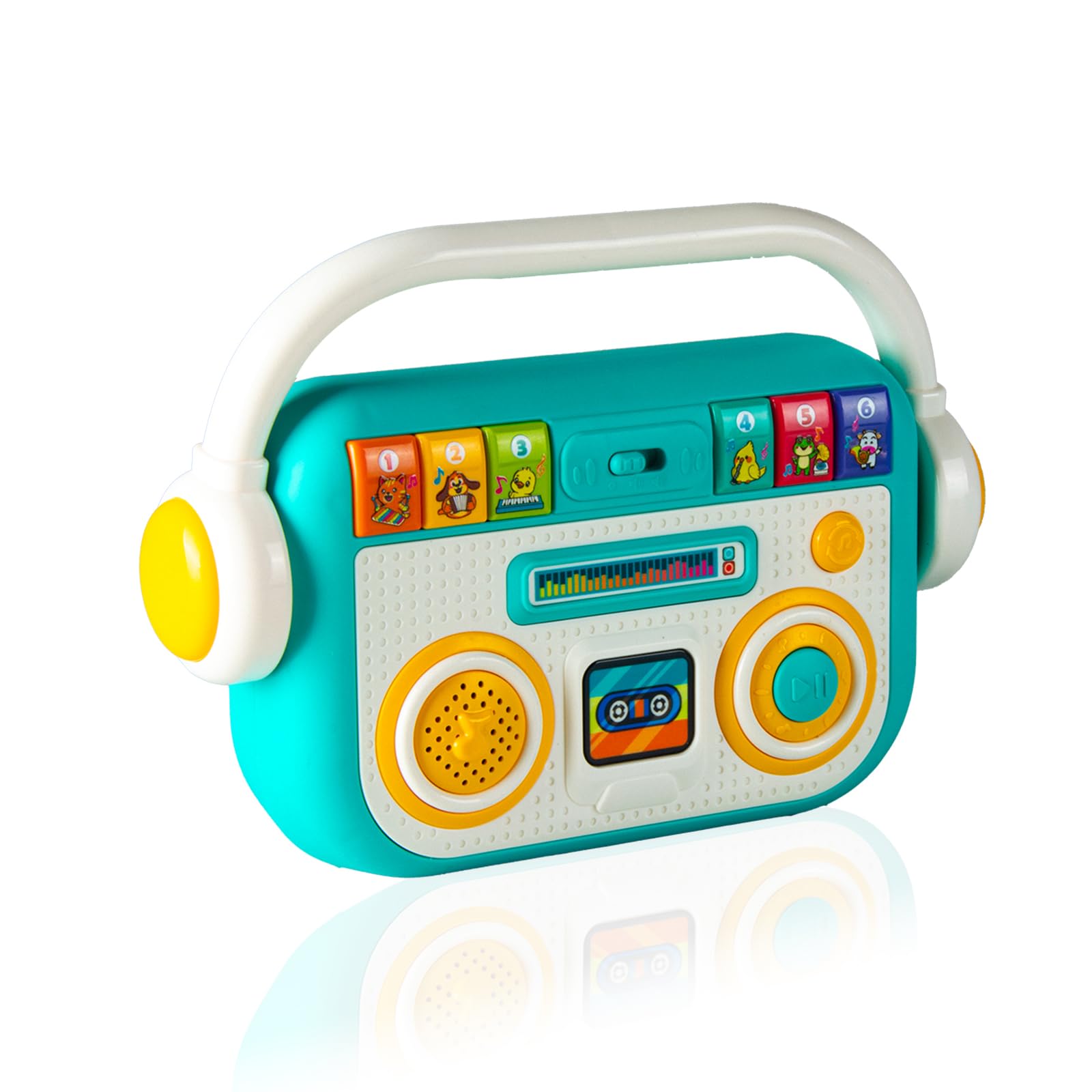 Baby Toys for 1 Year Old Boys Girls Early Learning Educational Baby Toys 6 to 12 Months with Animal Sounds Musical Montessori Baby Toy 6-9-12-18 Months Christmas Birthday Gifts Age 1-2 Infant (Green)