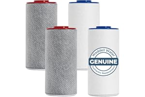 Weddell Duo Shower Filter Twin Pack Replacement Cartridges - NSF Certified Shower Filter, Removes Chlorine, PFAS, & Particula