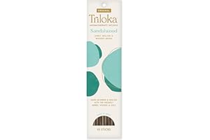 Triloka Original Incense, Sandalwood, 10 Sticks