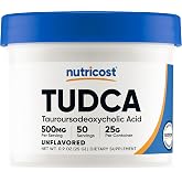 Nutricost Tudca Powder 25 Grams (Tauroursodeoxycholic Acid) Gluten-Free | GMO-Free