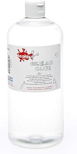 Scola Clear Craft Glue 1 Litre for Kids Art Craft Projects