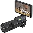Night Vision Scope for Hunting Monocular 1080P,Clip on Scope with IR 850nm &940nm,Infrared Hunting Scopes for Rifles,IR Illuminator with WiFi for Day Night Viewing