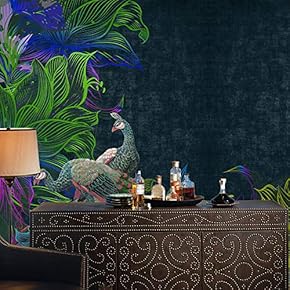 Wall Mural Tropical Rainforest Removable Self-Adhesive Large Wallpaper - 66x96 inches