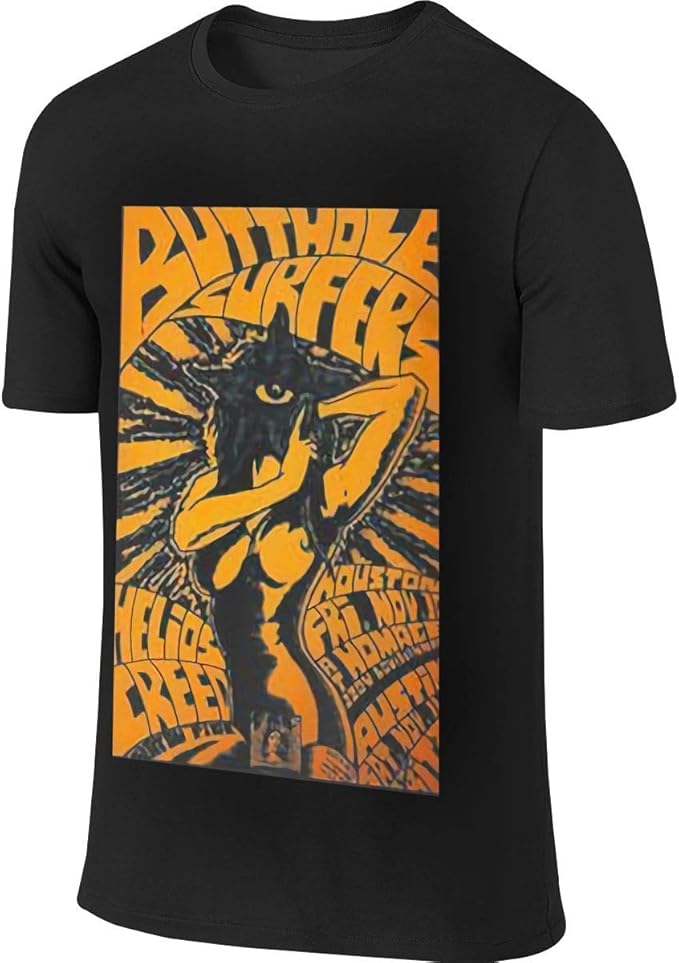 Amazon.com: Butthole Surfers Fashion Design T-Shirt for Man: Clothing
