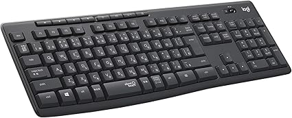 Amazon Co Jp ロジクール ワイヤレスキーボード K295gp 静音 防水 キーボード 無線 Unifying K295 Windows Chrome グラファイト 国内正規品 パソコン 周辺機器
