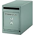 SentrySafe Depository Safe with Dual Key Lock, Steel Drop Slot Safe for Offices and Businesses, Stores Cash, Money, 0.23 Cubic Feet, 8.5 x 6 x 12.3 Inches, UC-025K