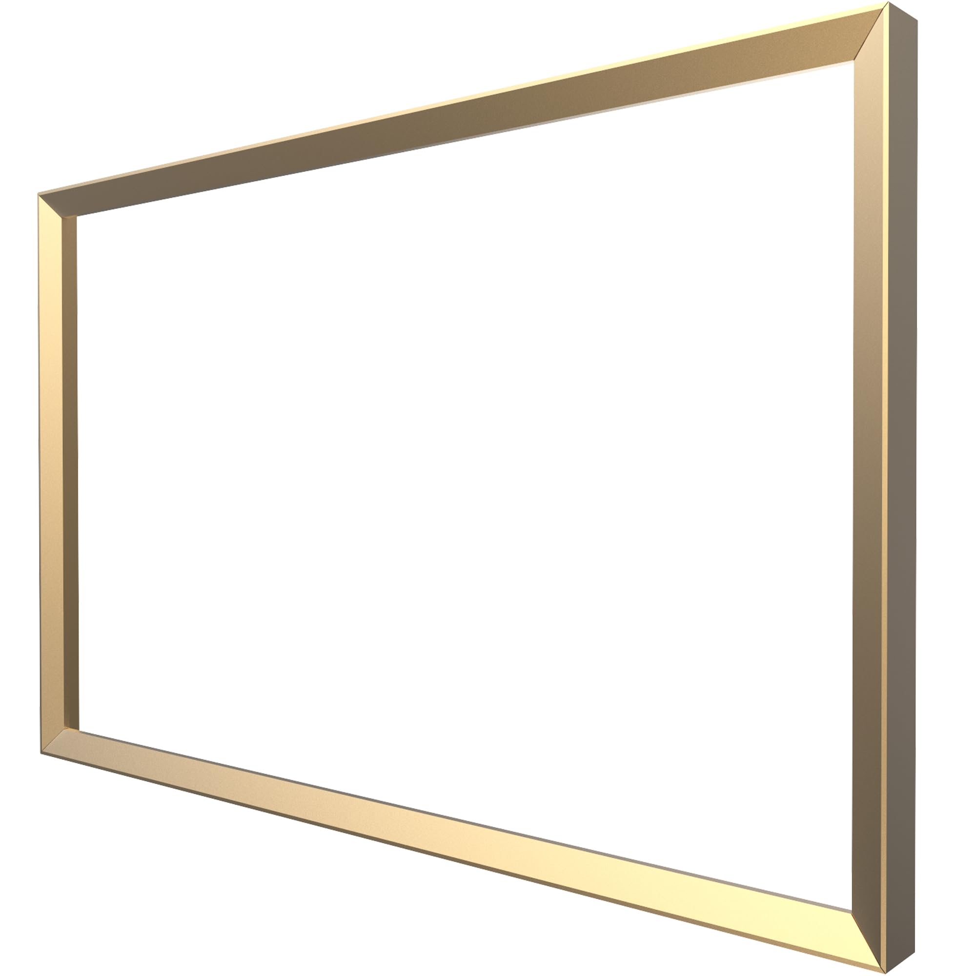 Photo 1 of H Huaberich Aluminum Alloy Decorative Frame case for Echo Show 21 (Golden)