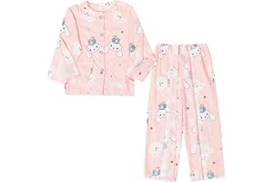 AUSTYLCO Adaptive Clothing for Children Long Sleeve Cotton Tear Away Full Opening Bedridden Patient Clothing