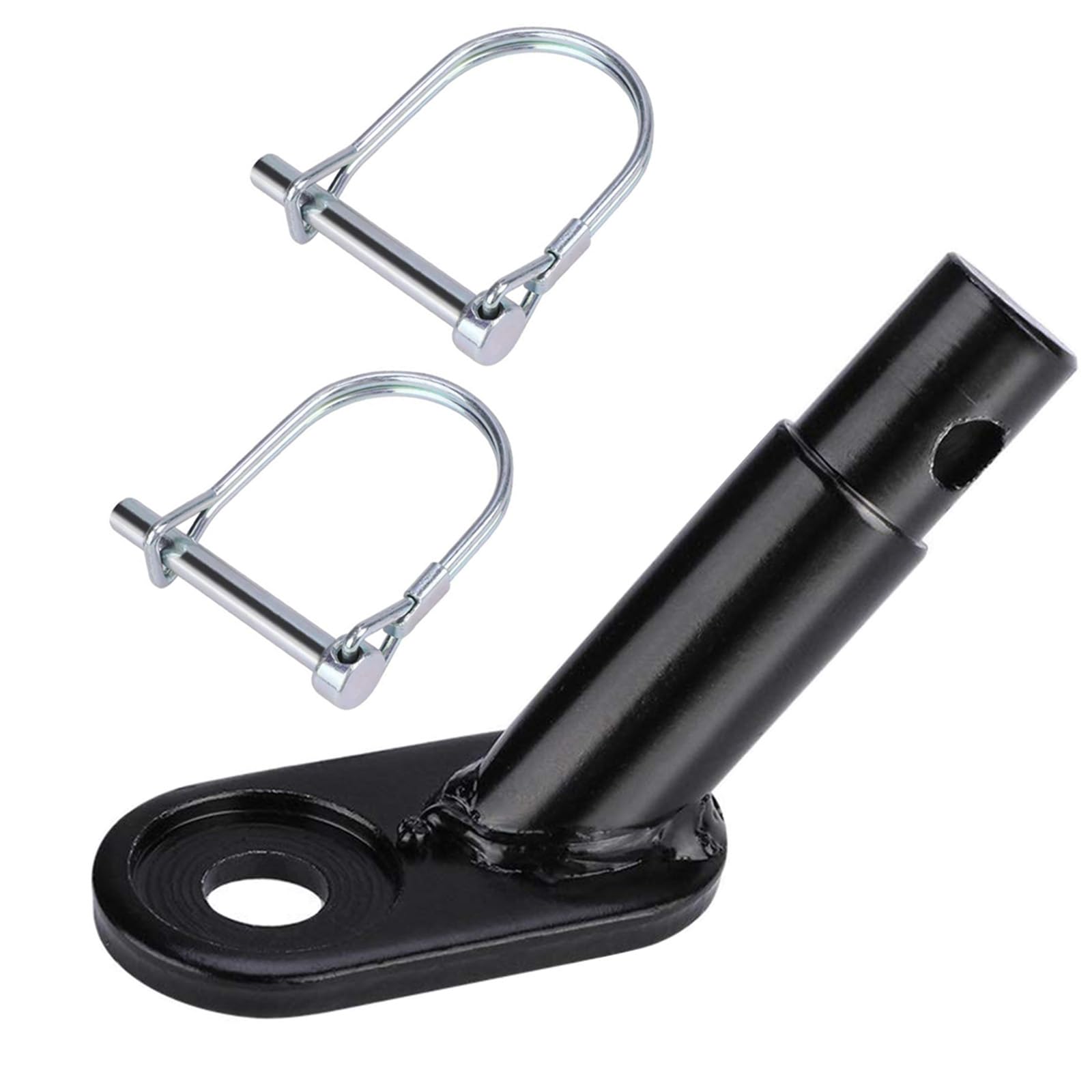 HREDZEO Bicycle Trailer Coupler Hitch Connector with 2 Pcs Coupler Pin for Child Pet Cargo Bike Trailer