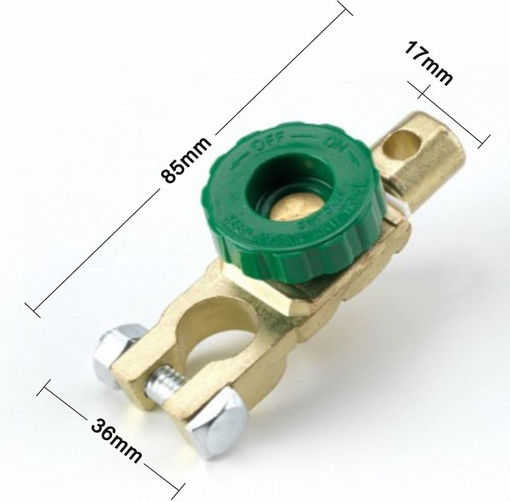WIWIR 2 pieces, battery terminal battery adapter disconnector, on-board battery disconnector, 6-24 V (type 2) - Image 4
