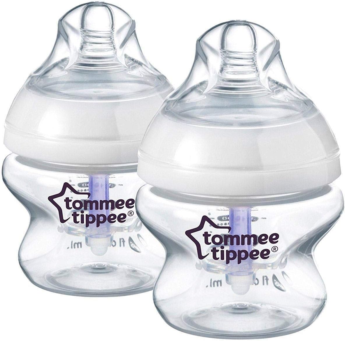 Tommee Tippee Closer to Nature Advanced Comfort 150ml x 2 Bottles 0m+