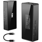 TRN Black Pearl USB-C DAC Amp, Dual CS43131 Portable Headphone Amplifier | 320mW at 32&Omega;, 4.4mm Balanced &amp; 3.5mm Outputs, 32-Bit/384kHz, DSD256, for IEMs and Headphones