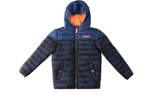 SNOW DREAMS Boys Lightweight Coat Hooded Waterproof Camo Puffer Jackets Outerwear