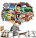 3D Paw Patrol Peel and Stick Wall Decals for Kids Bedroom
