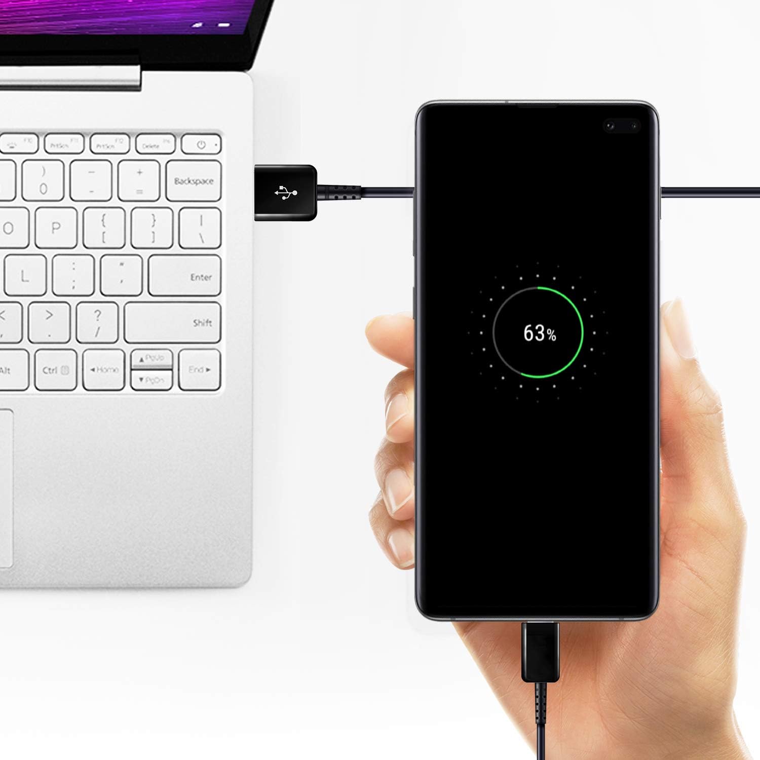 Galaxy S9 Charger,Galaxy S8 Charger,for Samsung S8/S8plus/S9/S9plus/S10/S10plus/NOTE8/NOTE9/Note10/Note 10 pro USB C-Type Adaptive Fast Wall Charger [Includes: 1 Charging adapters +1C-Type Cables]: Home Audio & Theater