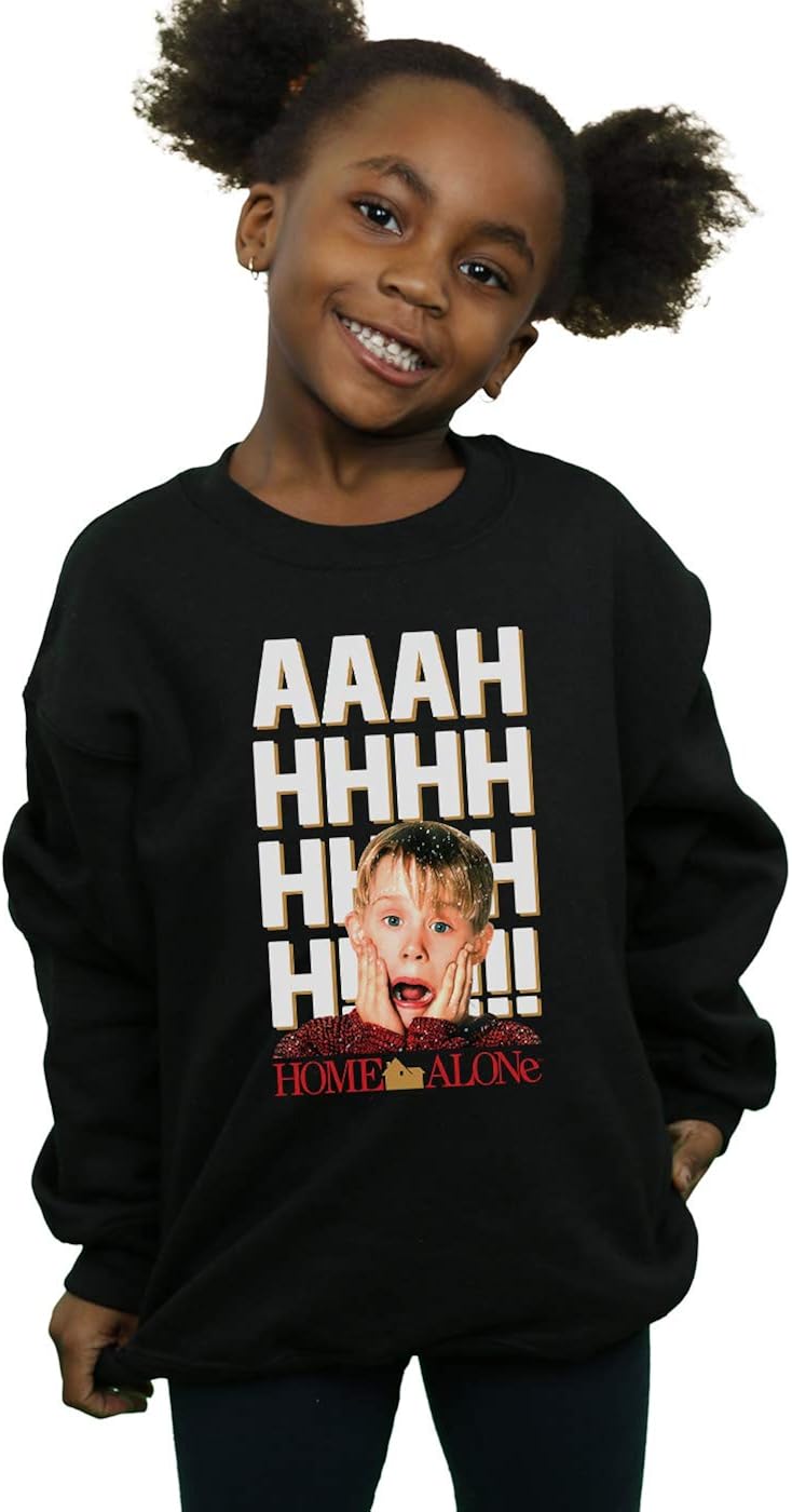 Amazon.com: Home Alone Girls AAAH Bold Sweatshirt: Clothing