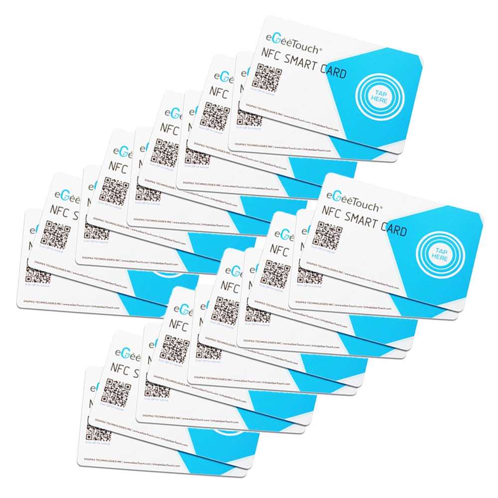 eGeeTouch NFC Smart Cards for All eGeeTouch Smart Locks (Card 20pcs) — image 1