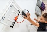 SKLZ Pro Mini Swish Foam Basketball 12.7 cm Indoor Ball Black Silver view 3