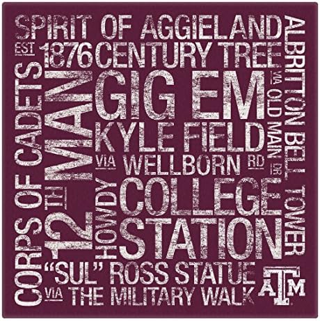 Replay Photos Gallery Wrapped Canvas of Texas A&amp;M Subway Art