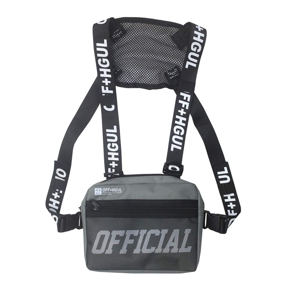 Chest Bag, Radio Walkie Talkie Chest Bag Harness Chest Bag Men Women Bags Pack Backpack Radios Carrier Bag Accessory Holder 26 * 6 * 21cm