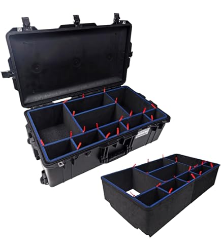 Amazon.com : Pelican Air 1615 Case With Padded Dividers - Black