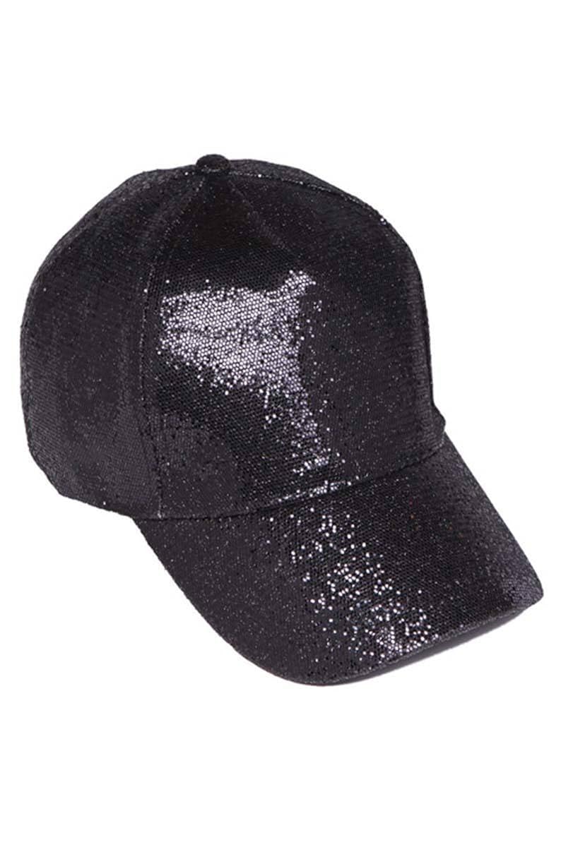 Womens Fashion Glitter Baseball Cap Black at Amazon Women’s Clothing