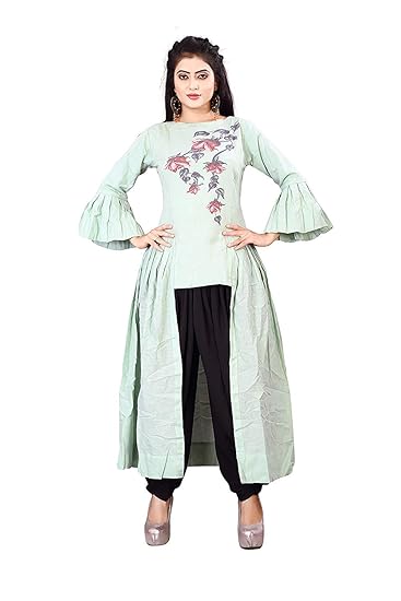 Buy Fkart Latest Traditional Party Wear Casual Wear Stylish Designer Top Cum Up Down Kurti For Women And Girls At Amazon In