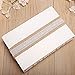 Burlap Ribbon Roll with Lace Z&S Groups 13Yards/468 inch Natural Burlap Craft Ribbon White Lace Rolls for Wedding Decorations Lace Arts and Crafts Burlap and Lace 78.7 Inch Each