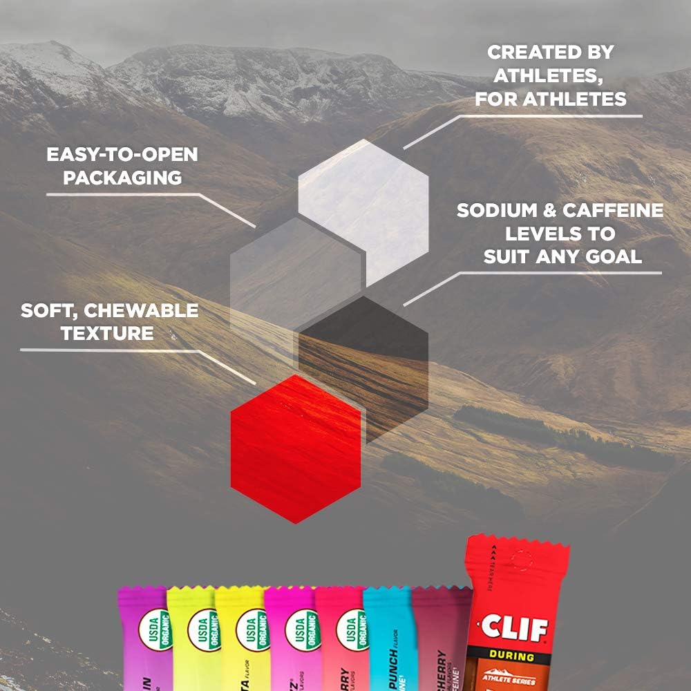 CLIF BAR - BLOKS Energy Chews 8 Flavor Variety Pack, 33 Calories Per Cube, Easy-to-Digest, Energy Boost, Fast Fuel, Vegan-Friendly, Non-GMO (2.12 Ounce Per Pack, 8 Count): Health & Personal Care
