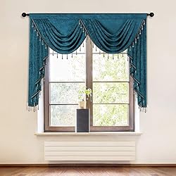 ELKCA Thick Double-Sided Chenille Valance for