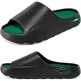 HMLHML Mens Recovery Slides - Orthotic Arch Support Sandals for Plantar Fasciitis,Comfortable Cushioned Sport Slides with Open Toe, Reduces Foot & Joint Stress, Size7-13