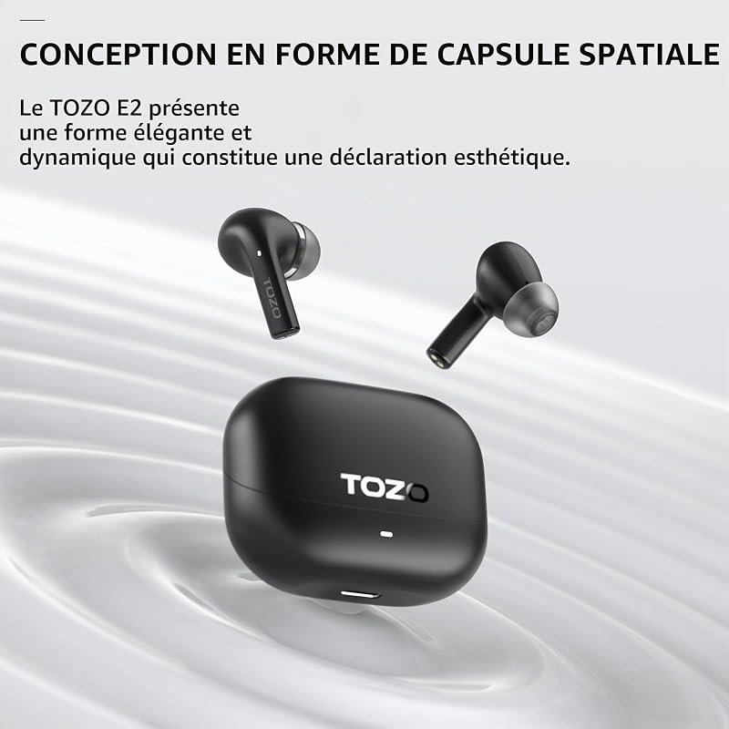 E2 Écouteurs Bluetooth sans Fil, Ecouteurs Bluetooth 5.3